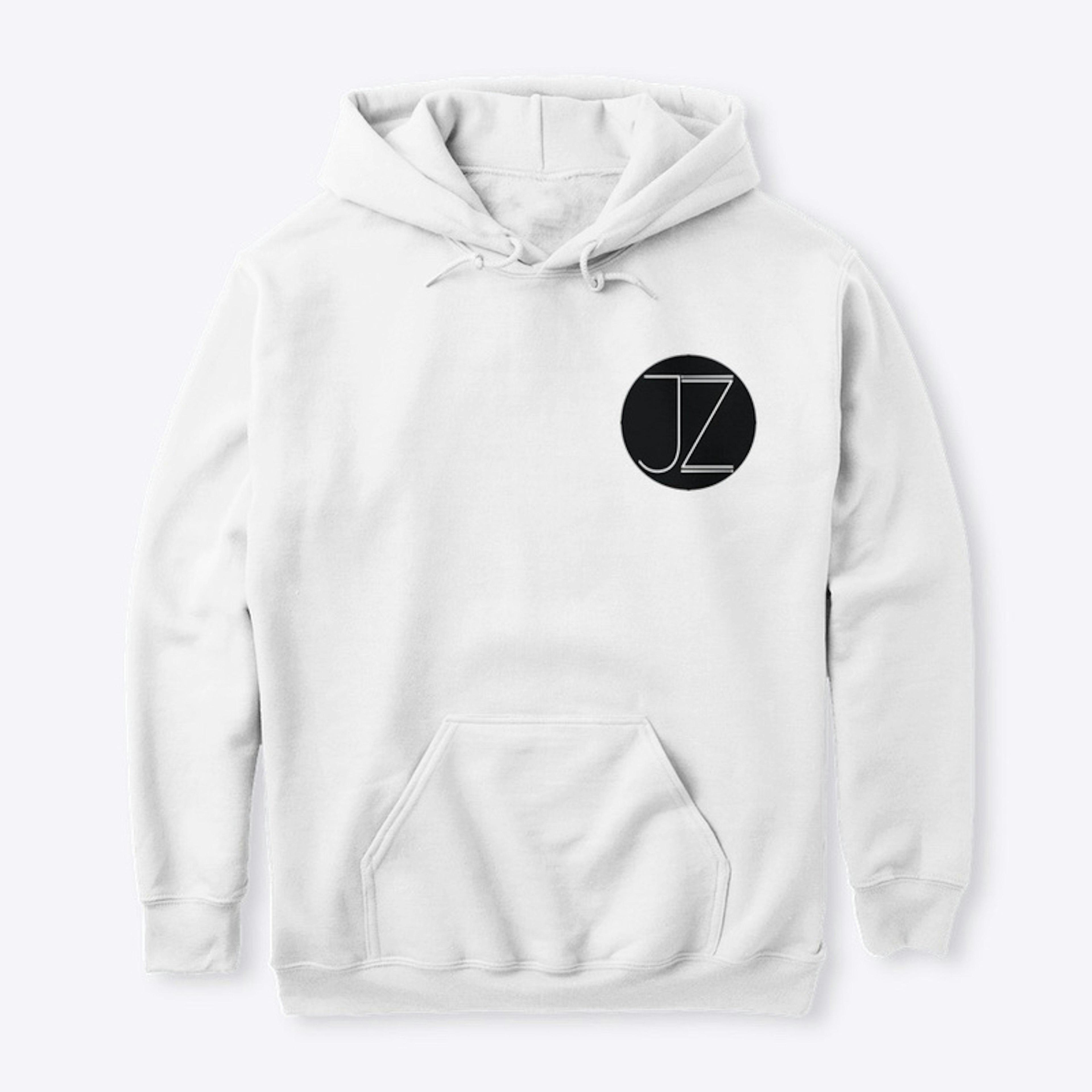 JZ Logo White Hoodie