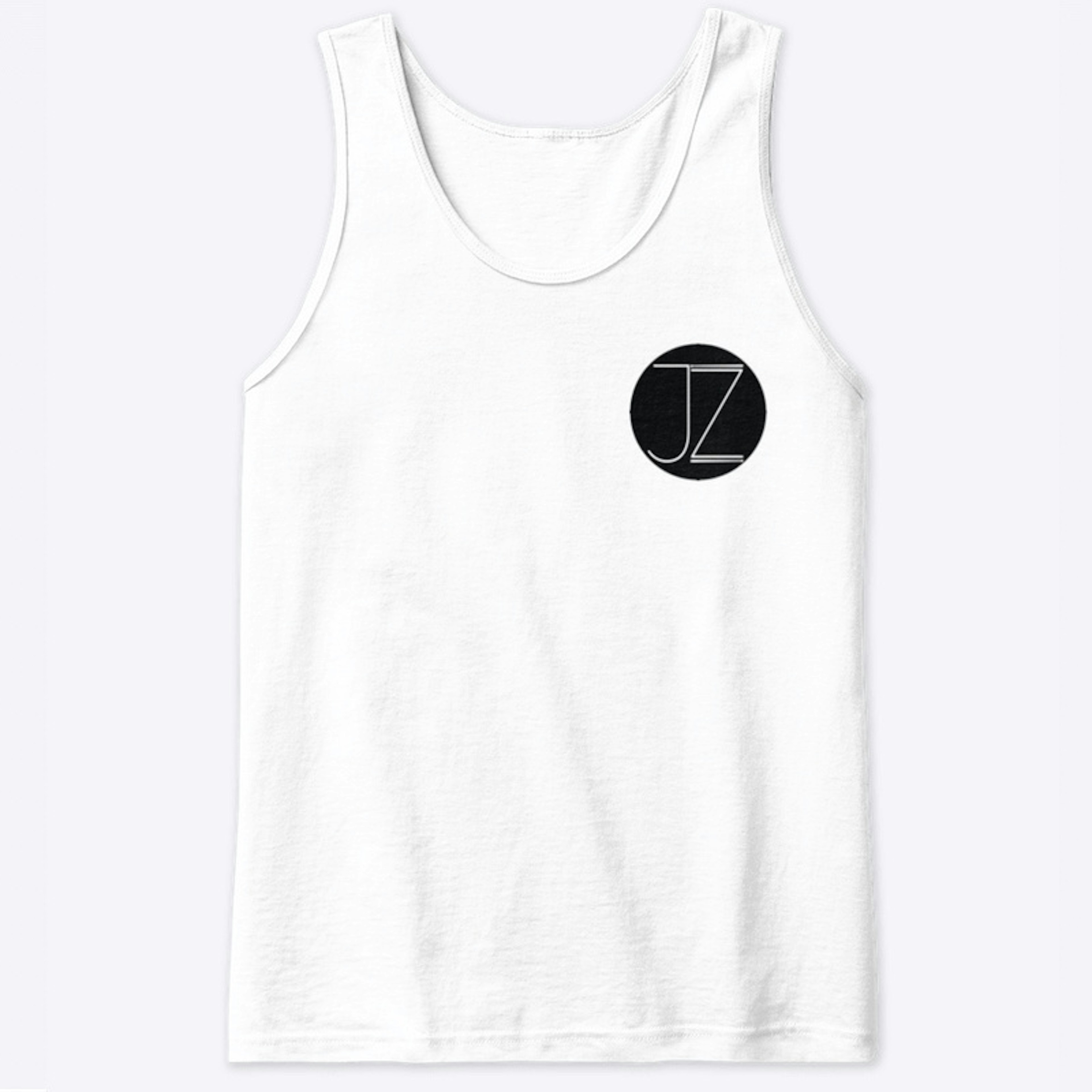 JZ Logo White Tank